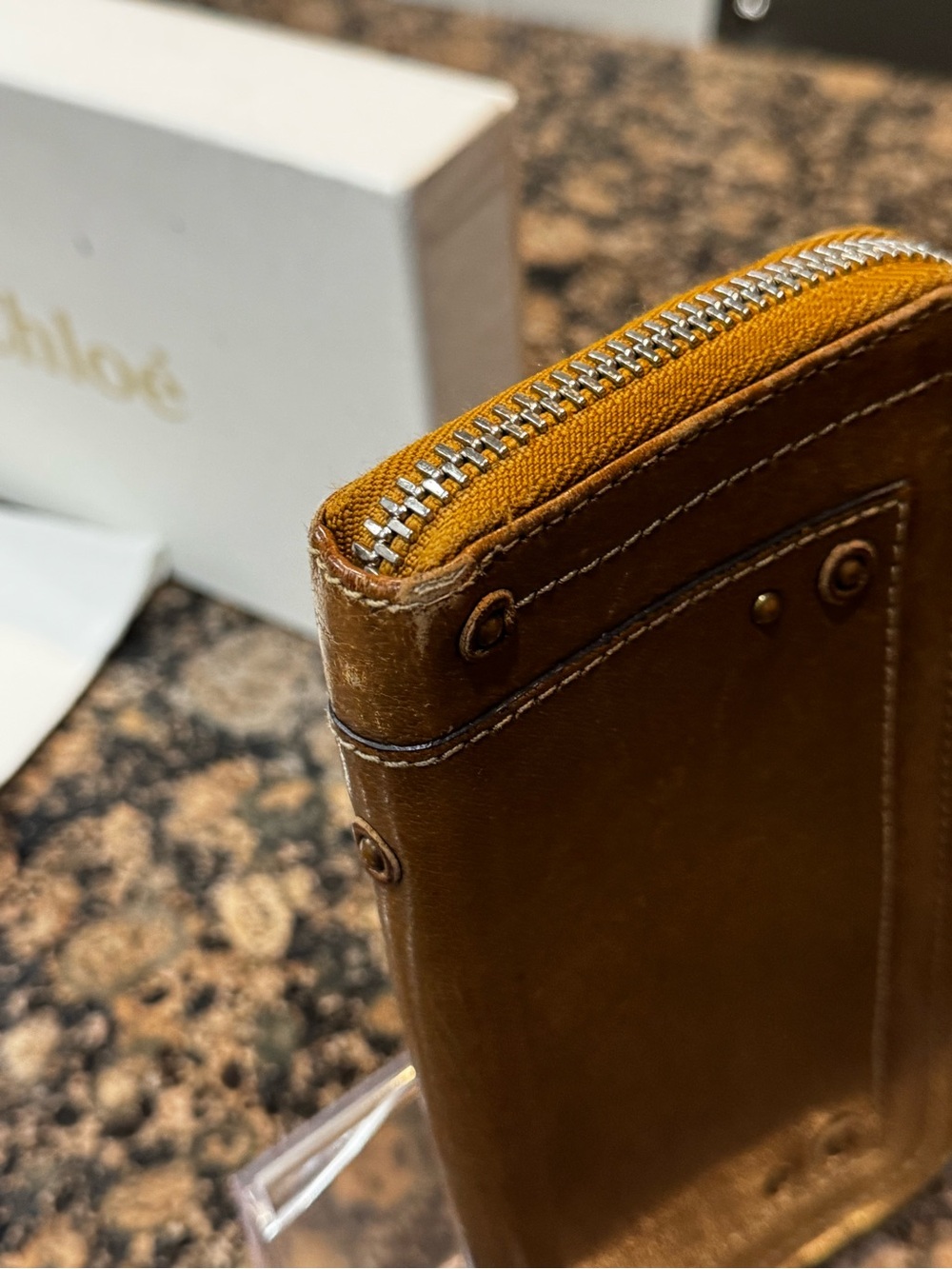Chloe Paddington Long PORTEFEUIL Gold wallet - Picture 11 of 13